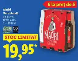 Lidl Madri Bere blondǎ Ofertă