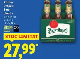 Lidl Pilsner Urquell Bere blondă Ofertă