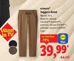 Lidl EsmaraⓇ Joggers damă Ofertă