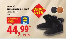 Lidl EsmaraⓇ Cizme îmblănite, damă Ofertă