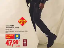 Lidl EsmaraⓇ Men Jeans Slim Fit, bărbaţi Ofertă