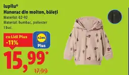 Lidl LupiluⓇ Hanorac din molton, băieți Ofertă