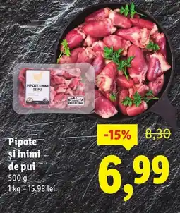Lidl Pipote şi inimi de pui Ofertă