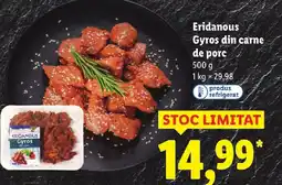 Lidl Eridanous Gyros din carne de porc Ofertă