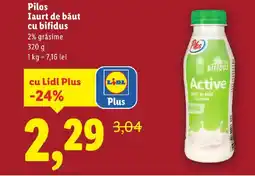 Lidl Pilos Iaurt de băut cu bifidus Ofertă