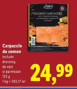 Lidl Carpaccio de somon Ofertă