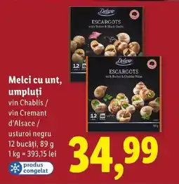 Lidl Melci cu unt, umpluti Ofertă