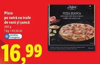 Lidl Pizza pe vatră cu trufe de vară și șuncă Ofertă