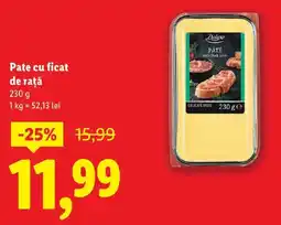 Lidl Pate cu ficat de rață Ofertă