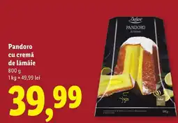 Lidl Pandoro cu cremă de lămâie Ofertă
