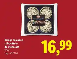 Lidl Briose cu cacao şi bucăţele de ciocolată Ofertă