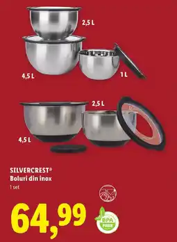 Lidl SILVERCREST® Boluri din inox Ofertă