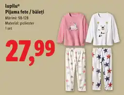 Lidl Lupilu® Pijama fete / băieți Ofertă
