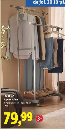 Lidl LIVARNO Suport haine Ofertă