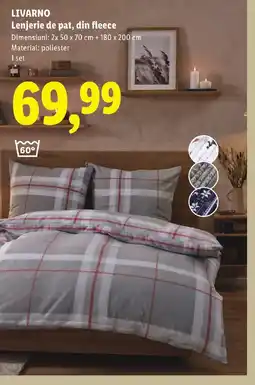 Lidl LIVARNO Lenjerie de pat, din fleece Ofertă