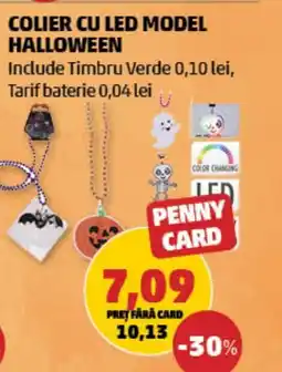 Penny Colier cu led model halloween Ofertă