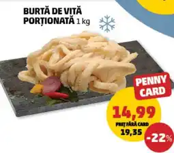 Penny Burtă de vită porționată Ofertă
