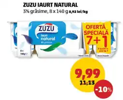 Penny Zuzu iaurt natural Ofertă
