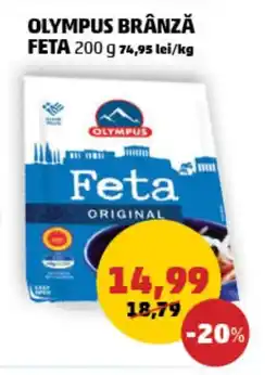 Penny OLYMPUS Brânză feta Ofertă