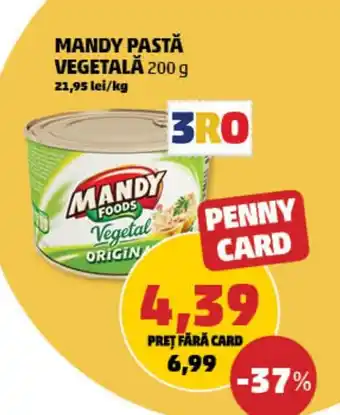 Penny Mandy pastă vegetală Ofertă