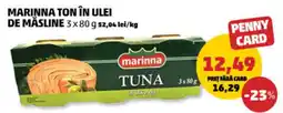 Penny Marinna ton în ulei de măsline Ofertă
