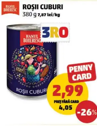 Penny Roşii cuburi Ofertă