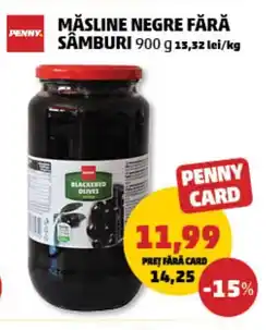 Penny Măsline negre fără sâmburi Ofertă