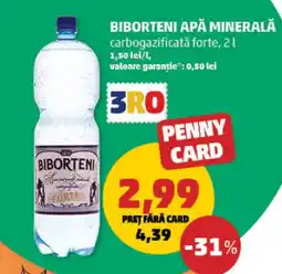 Penny Biborteni apă minerală Ofertă