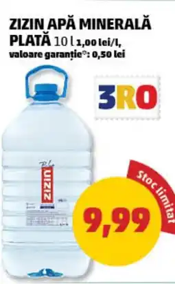 Penny Zizin apă minerală plată Ofertă