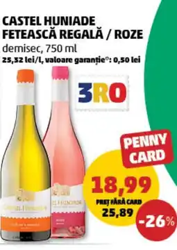 Penny Castel Huniade fetească regală / roze Ofertă