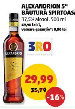 Penny Alexandrion 5* băutură spirtoasă Ofertă