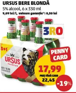 Penny Ursus bere blondă Ofertă