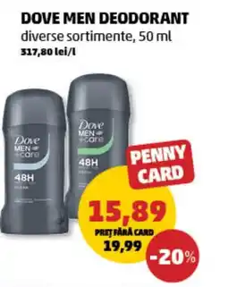 Penny Dove men deodorant Ofertă