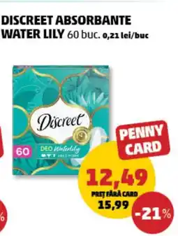 Penny Discreet absorbante water lily Ofertă