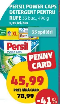 Penny Persil power caps detergent pentru rufe Ofertă