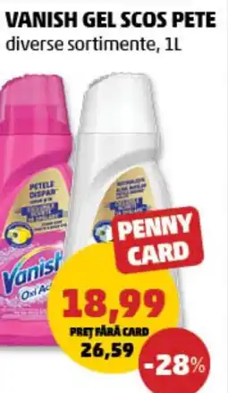 Penny Vanish gel scos pete Ofertă