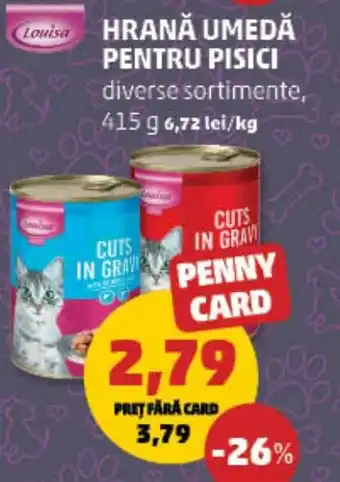 Penny Louisa Hrană umedă pentru pisici Ofertă