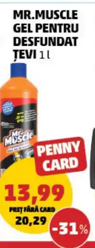 Penny Mr.Muscle gel pentru desfundat tevi Ofertă