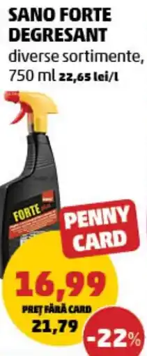 Penny Sano forte degresant Ofertă