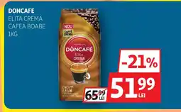 Auchan Doncafe elita crema cafea boabe Ofertă