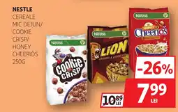 Auchan NESTLE Cereale mic dejun/ cookie crisp/ honey cheerios Ofertă