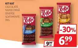 Auchan Kit Kat ciocolată napolitană Ofertă