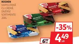 Auchan Roshen Napolitană cu cremă Ofertă