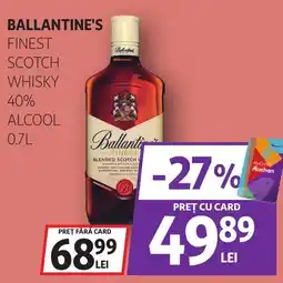 Auchan Ballantine's Finest scotch whisky Ofertă