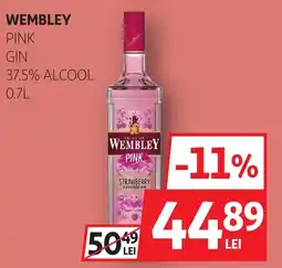 Auchan Wembley pink gin Ofertă