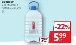 Auchan Zizin blue apă minerală naturală plată Ofertă
