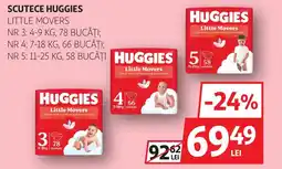 Auchan Scutece Huggies little movers Ofertă