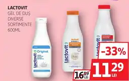 Auchan Lactovit gel de duş Ofertă