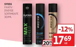 Auchan Syoss fixativ Ofertă