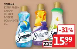 Auchan Semana extra fresh balsam de rufe Ofertă